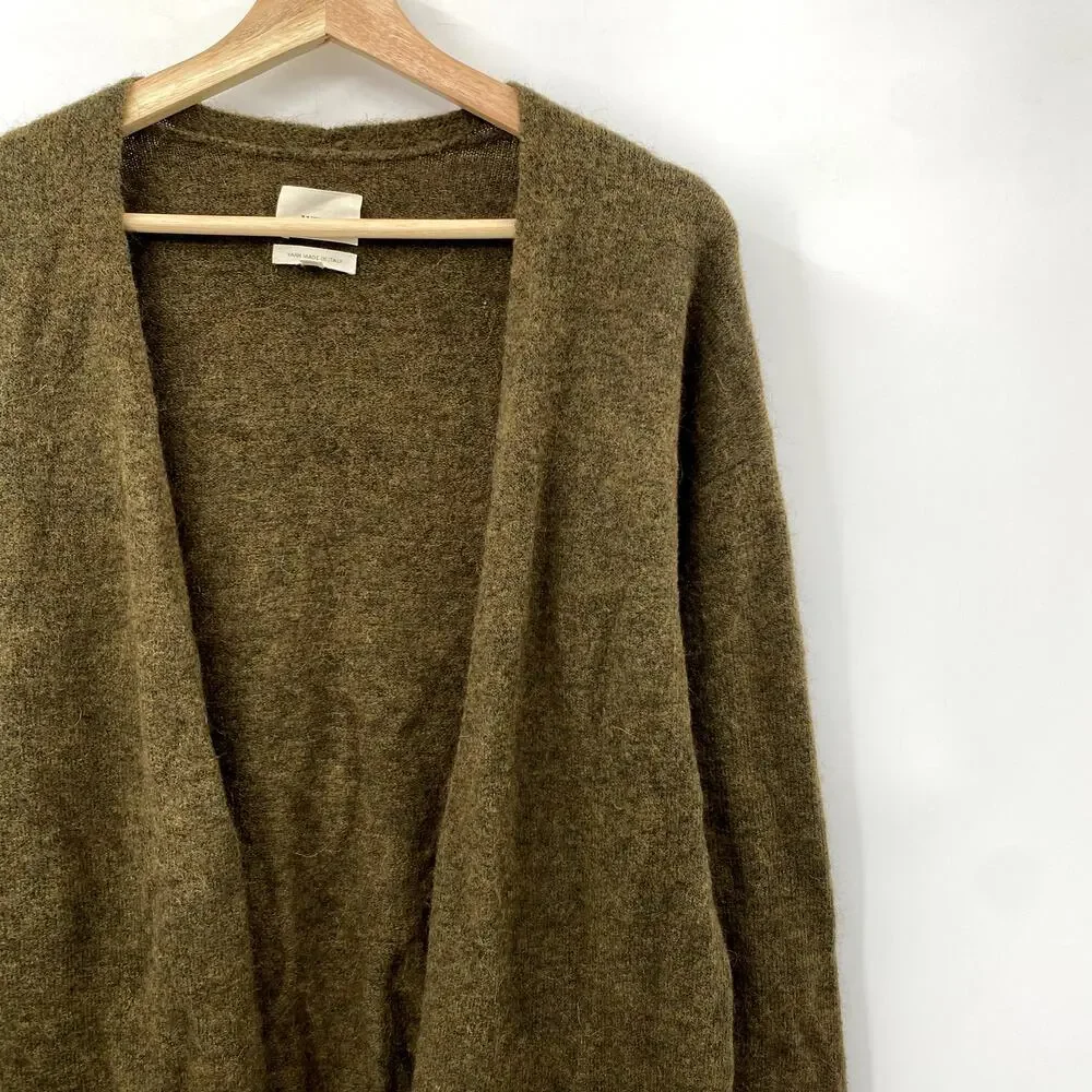 Wilfred Free Green Cardigan Sweater
